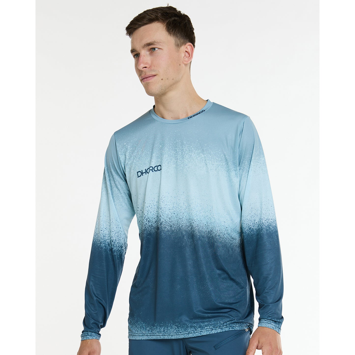 DHARCO NU WAVE Lange Mouw Jersey Blauw