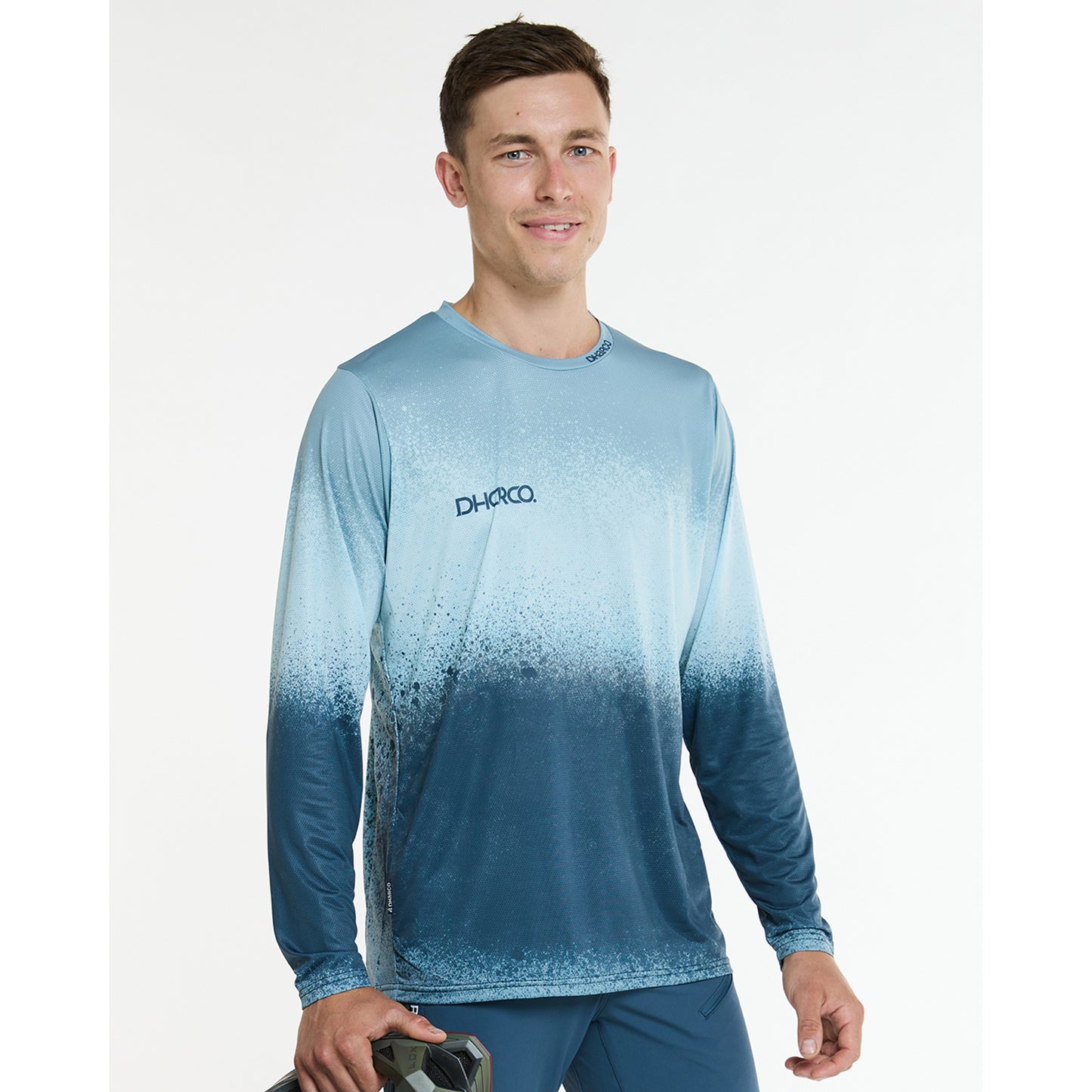 DHARCO NU WAVE Lange Mouw Jersey Blauw