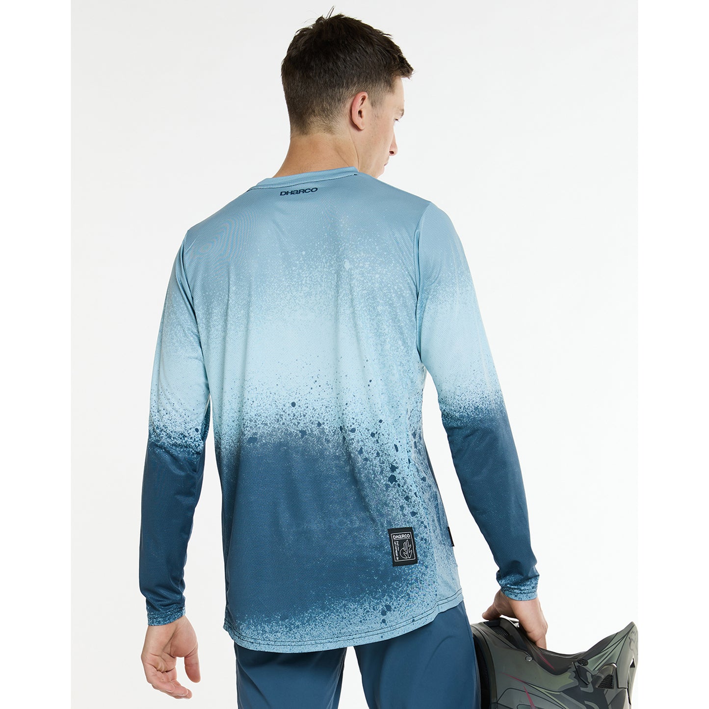 DHARCO NU WAVE Lange Mouw Jersey Blauw