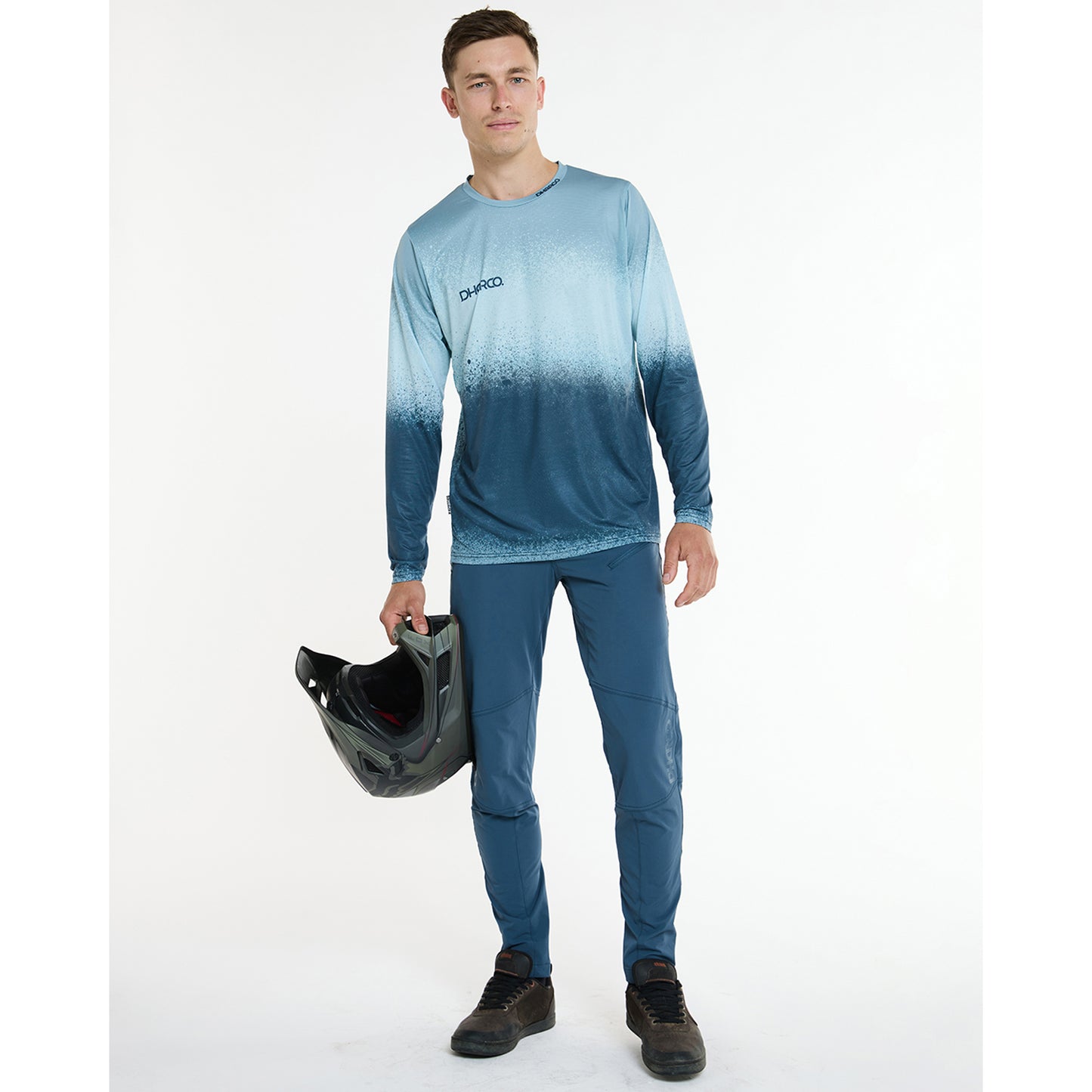 DHARCO NU WAVE Lange Mouw Jersey Blauw
