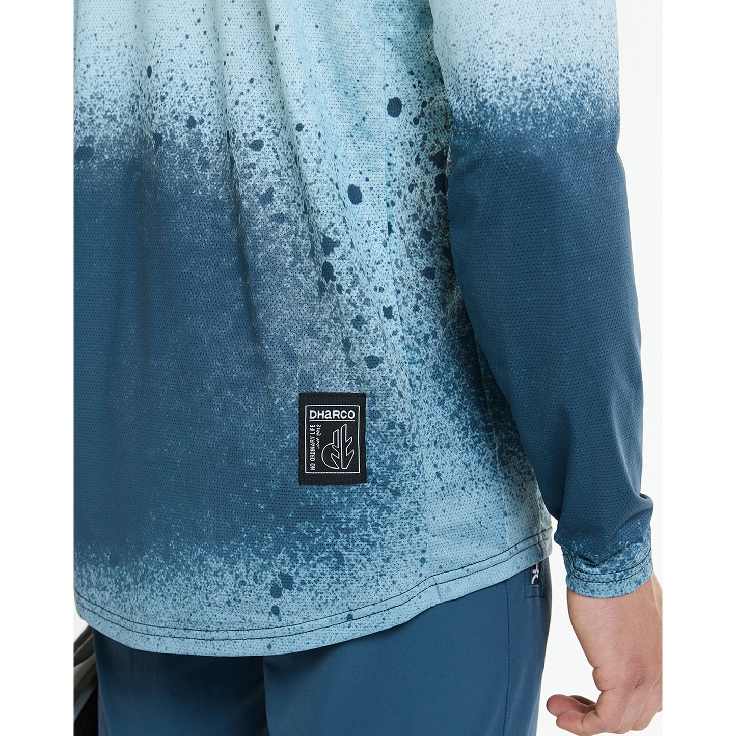 DHARCO NU WAVE Lange Mouw Jersey Blauw