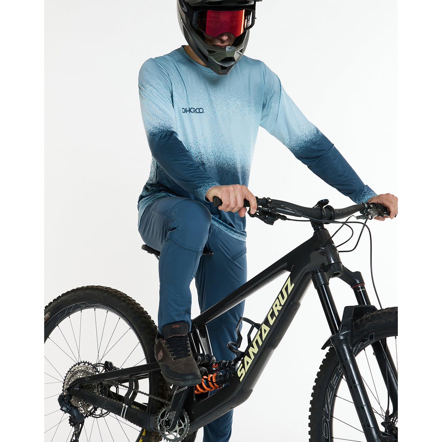 DHARCO NU WAVE Lange Mouw Jersey Blauw