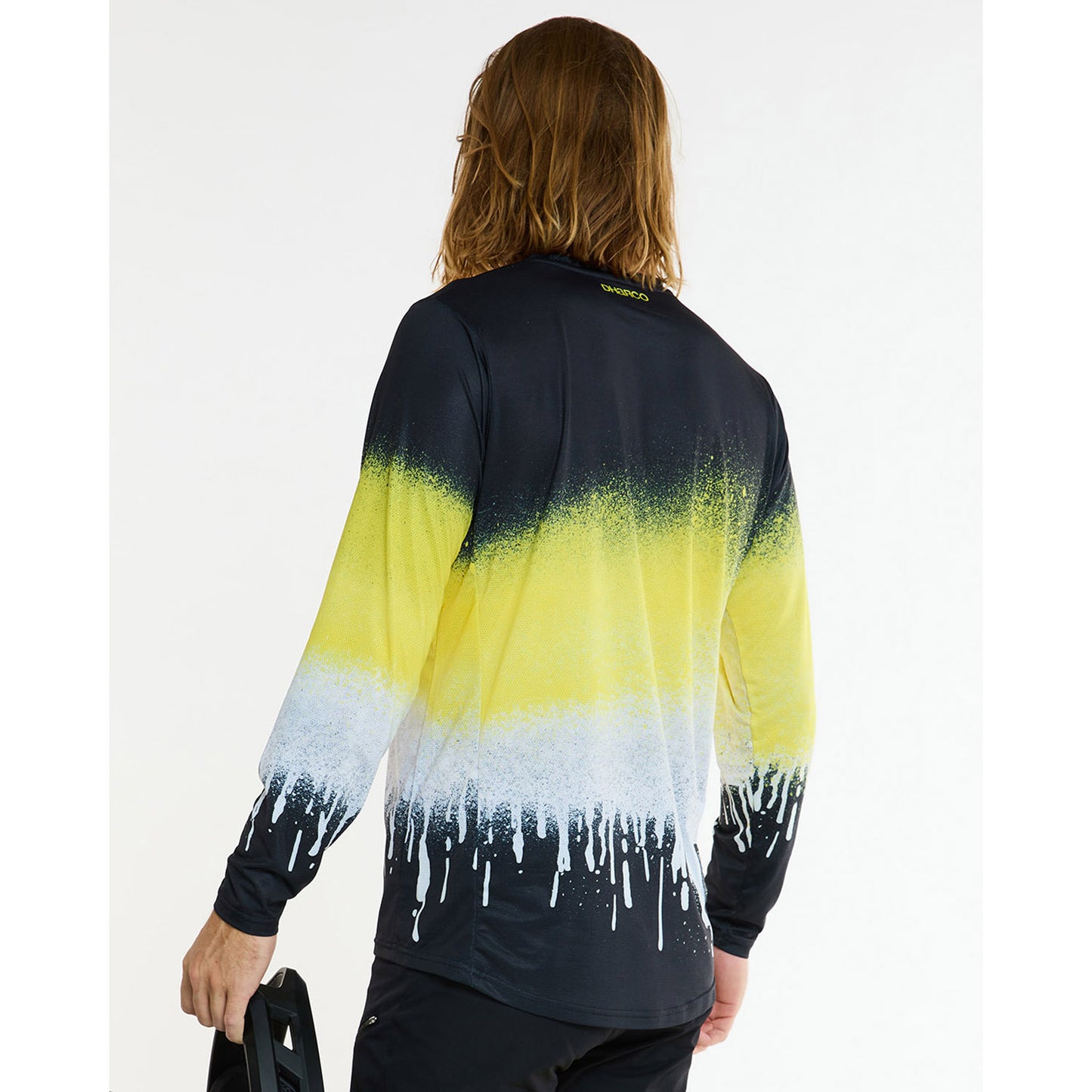 DHARCO ACID RAIN Lange Mouw Trui Zwart/Geel
