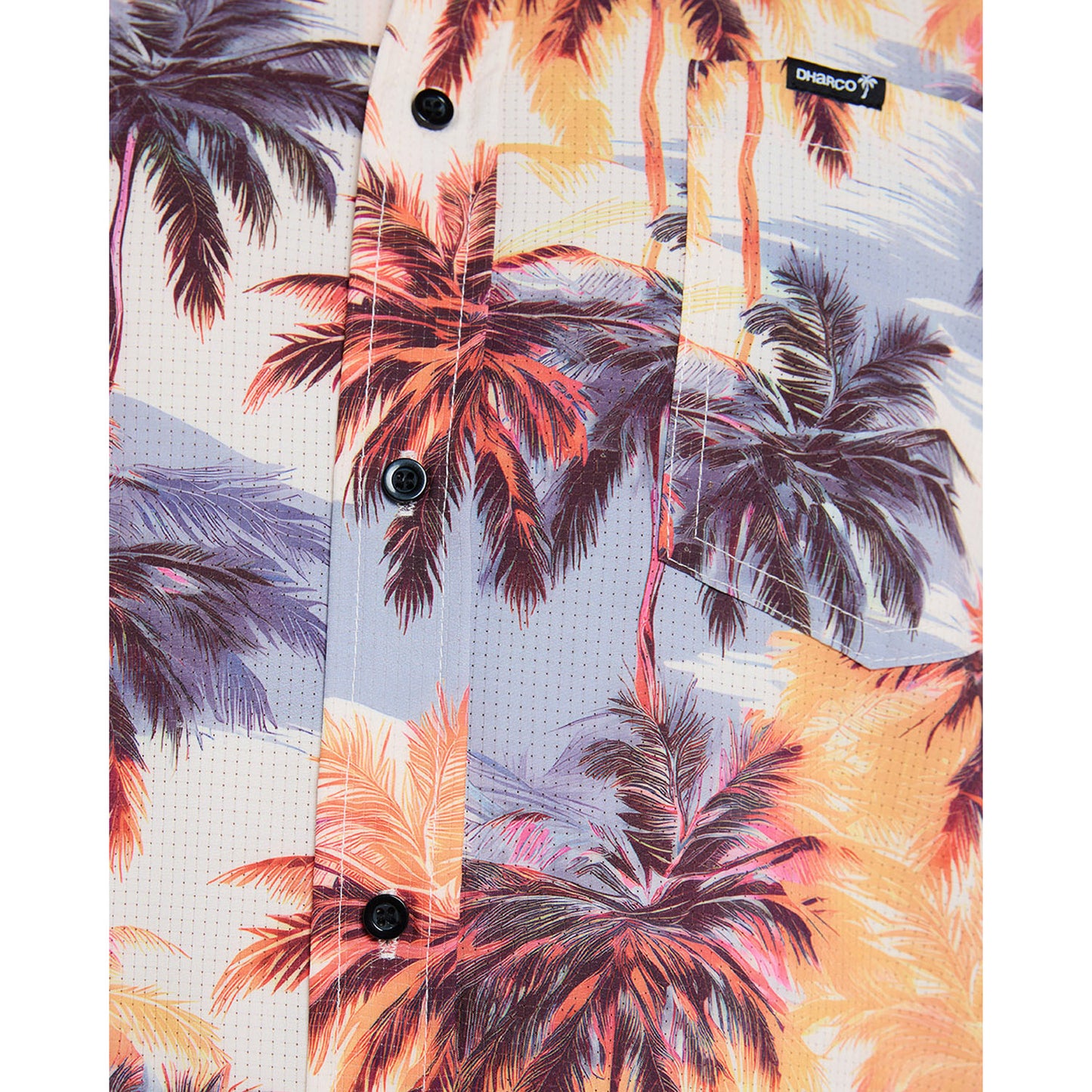 DHARCO TECH PARTY EL CAMINO Tech Shirt Oranje/Blauw