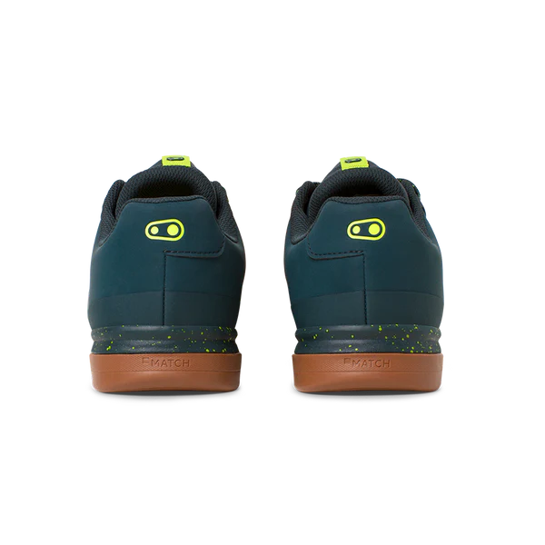 CRANKBROTHERS MALLET LACE CLIP-IN MTB schoenen Petrol/Geel