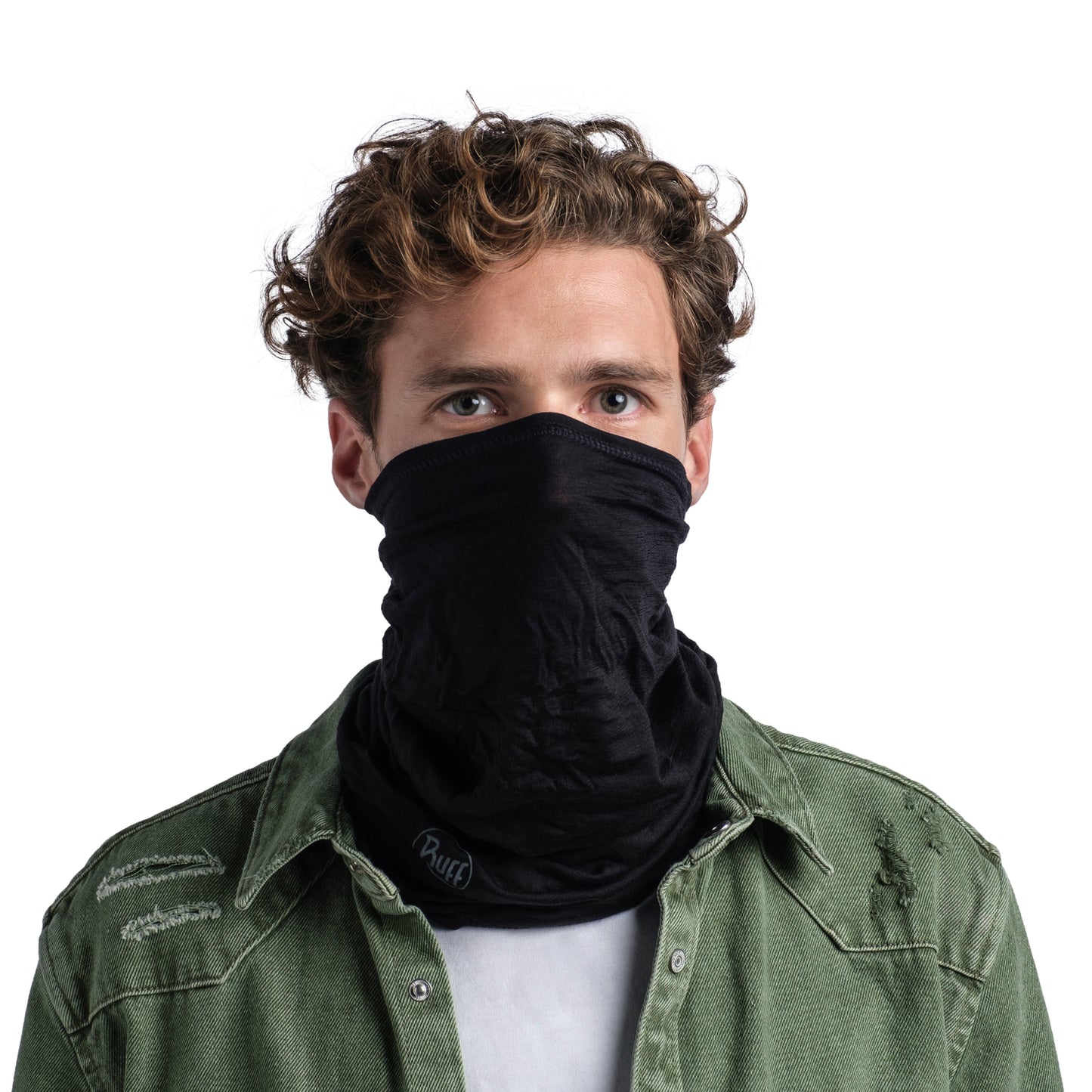 BUFF MERINO LIGHTWEIGHT Choker Zwart