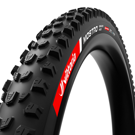 VITTORIA MOSTRO ENDURO RACE 27.5x2.4 Graphene/Silica Tubeless Ready Zachte Zwarte band