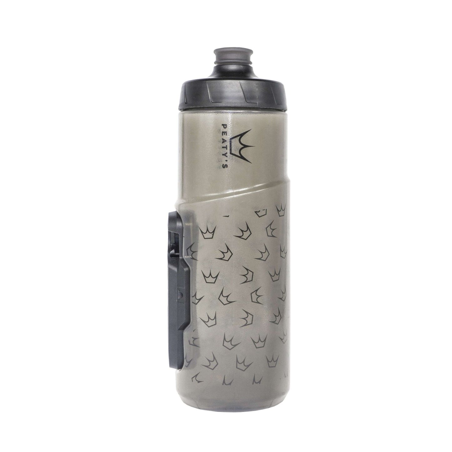 PEATY'S X FIDLOCK Logofles en flessenhouder set (600ml) Transparant
