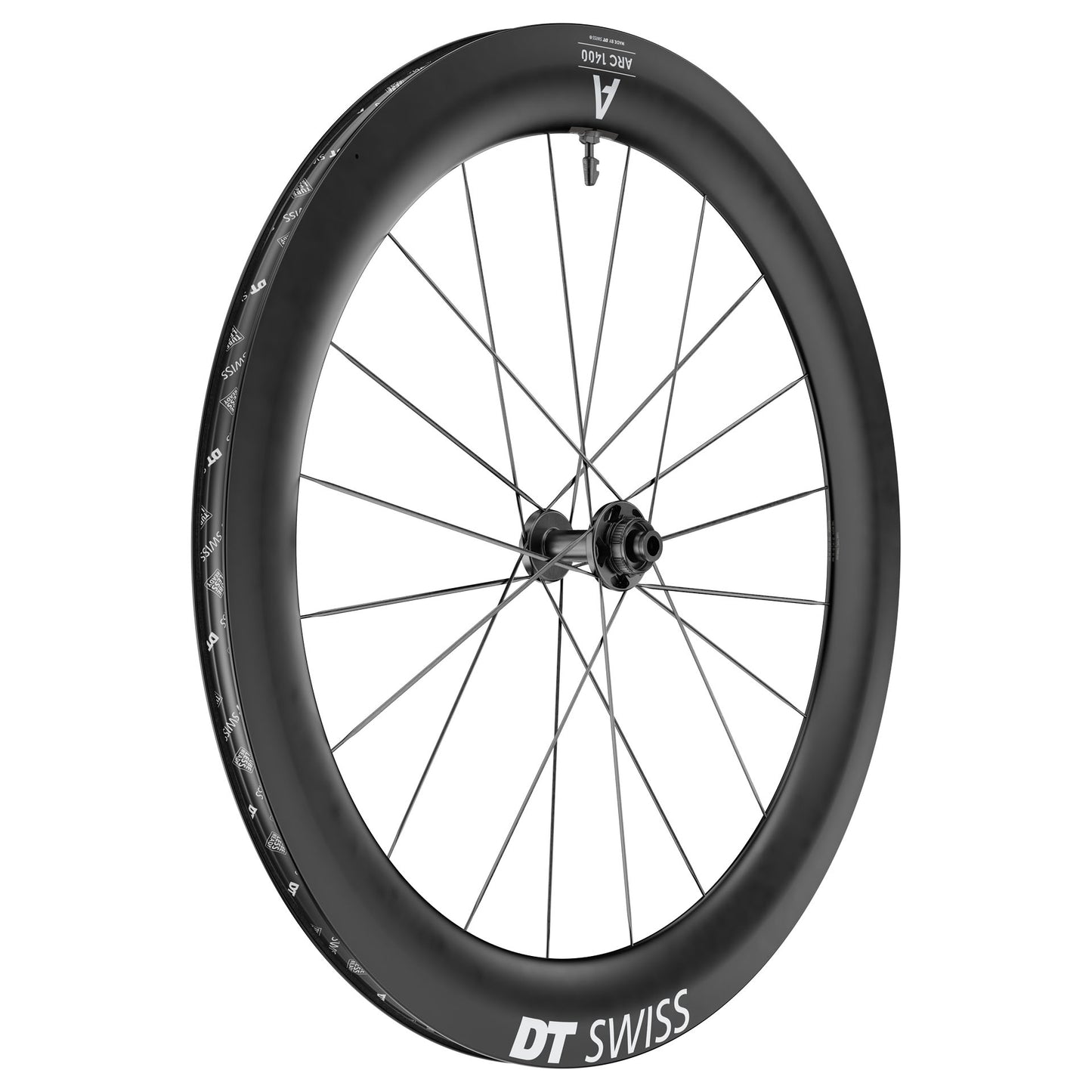 DT SWISS ARC 1400 DICUT 65 Tubeless Ready Voorwiel (Center Lock)