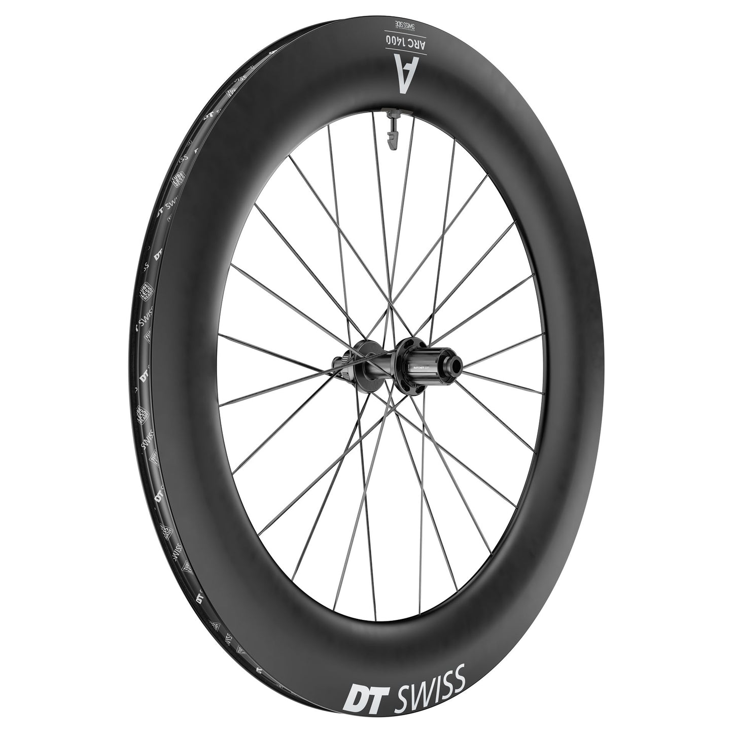 DT SWISS ARC 1400 DICUT 85 Tubeless voorbereid achterwiel (Center Lock)