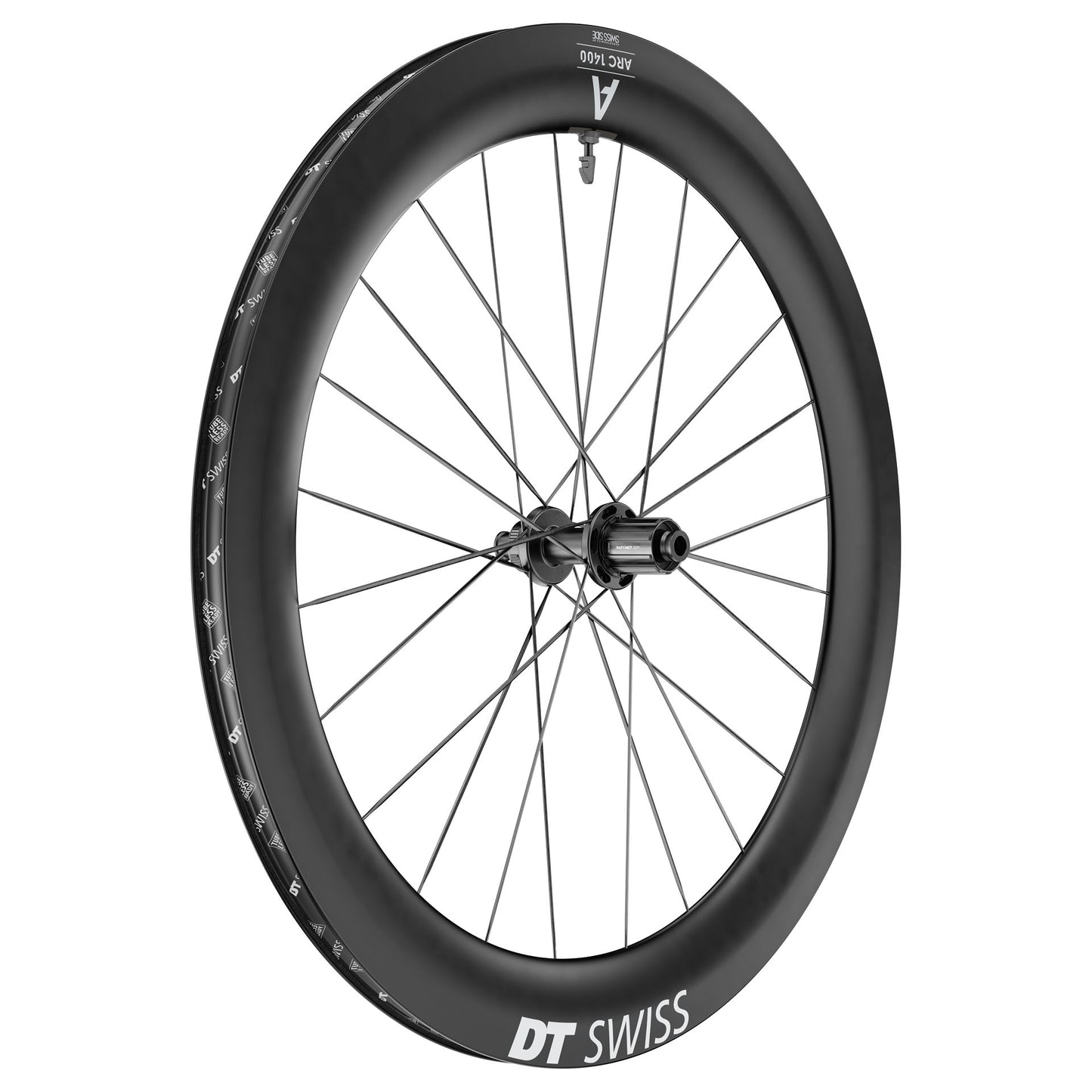 DT SWISS ARC 1400 DICUT 65 Tubeless Ready Achterwiel (Center Lock)