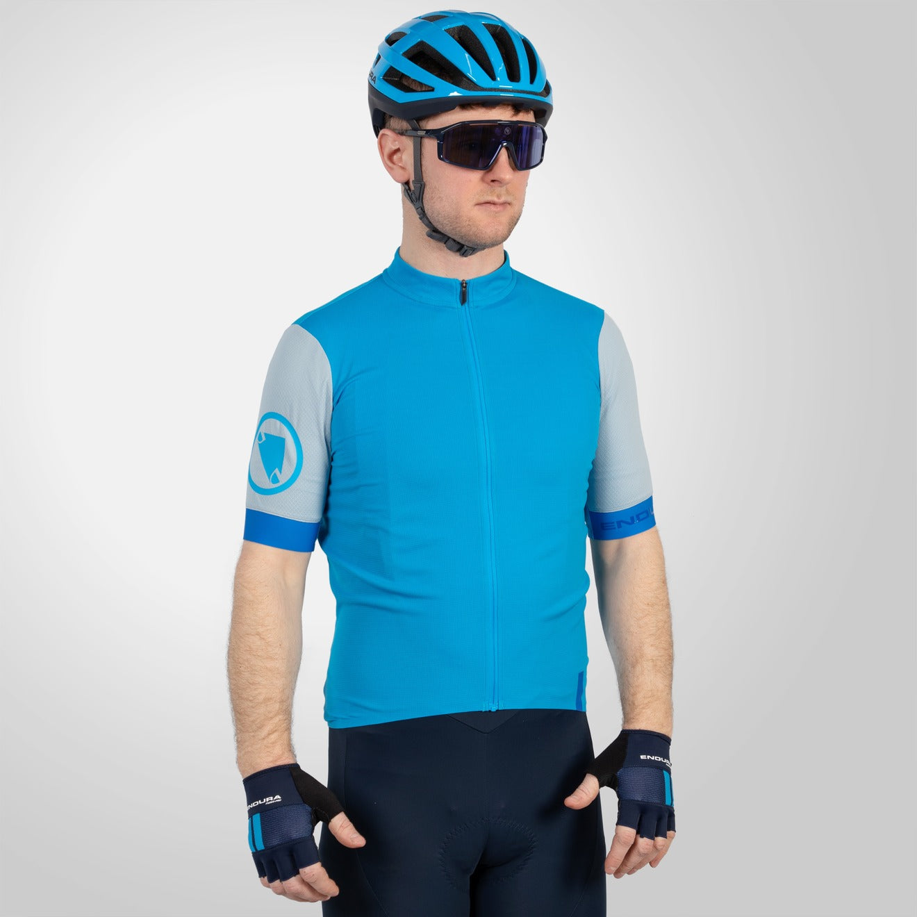 ENDURA FS260 Korte Mouw Trui Blauw