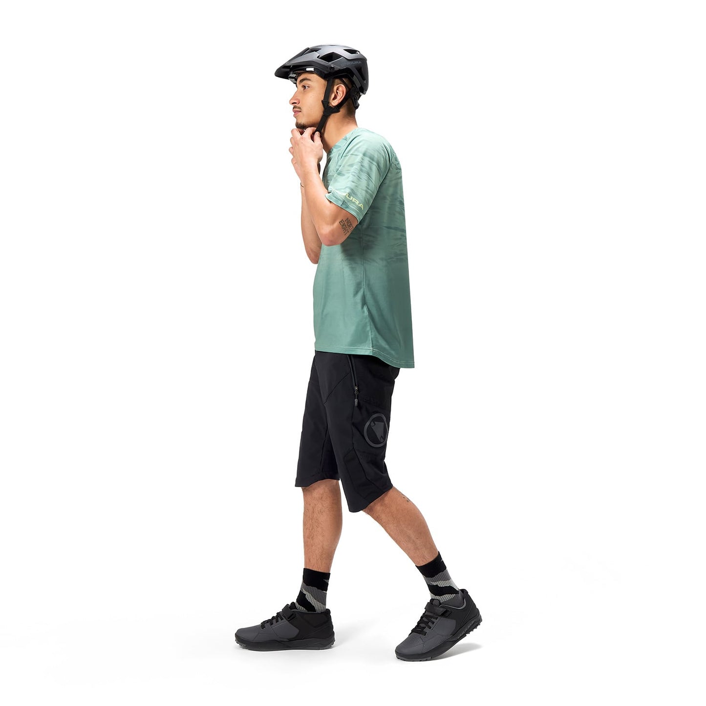 ENDURA MARBLE LTD Korte Mouw Jersey Groen 2025