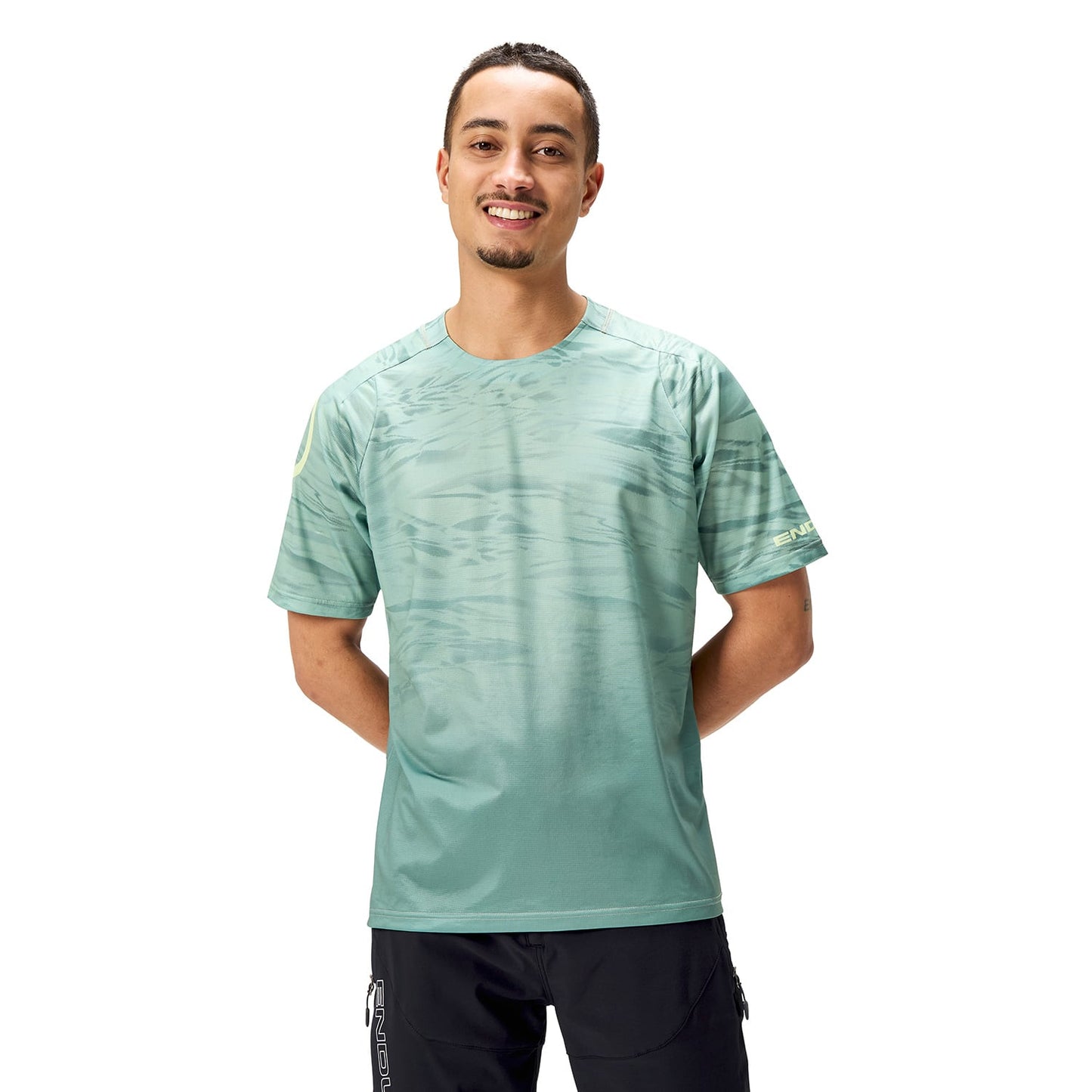 ENDURA MARBLE LTD Korte Mouw Jersey Groen 2025