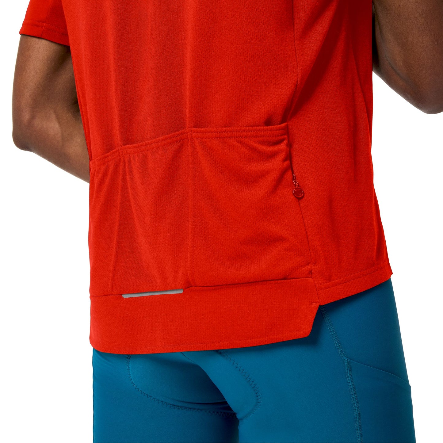 ENDURA LOOP ZIPPED Korte Mouw Trui Rood 2025
