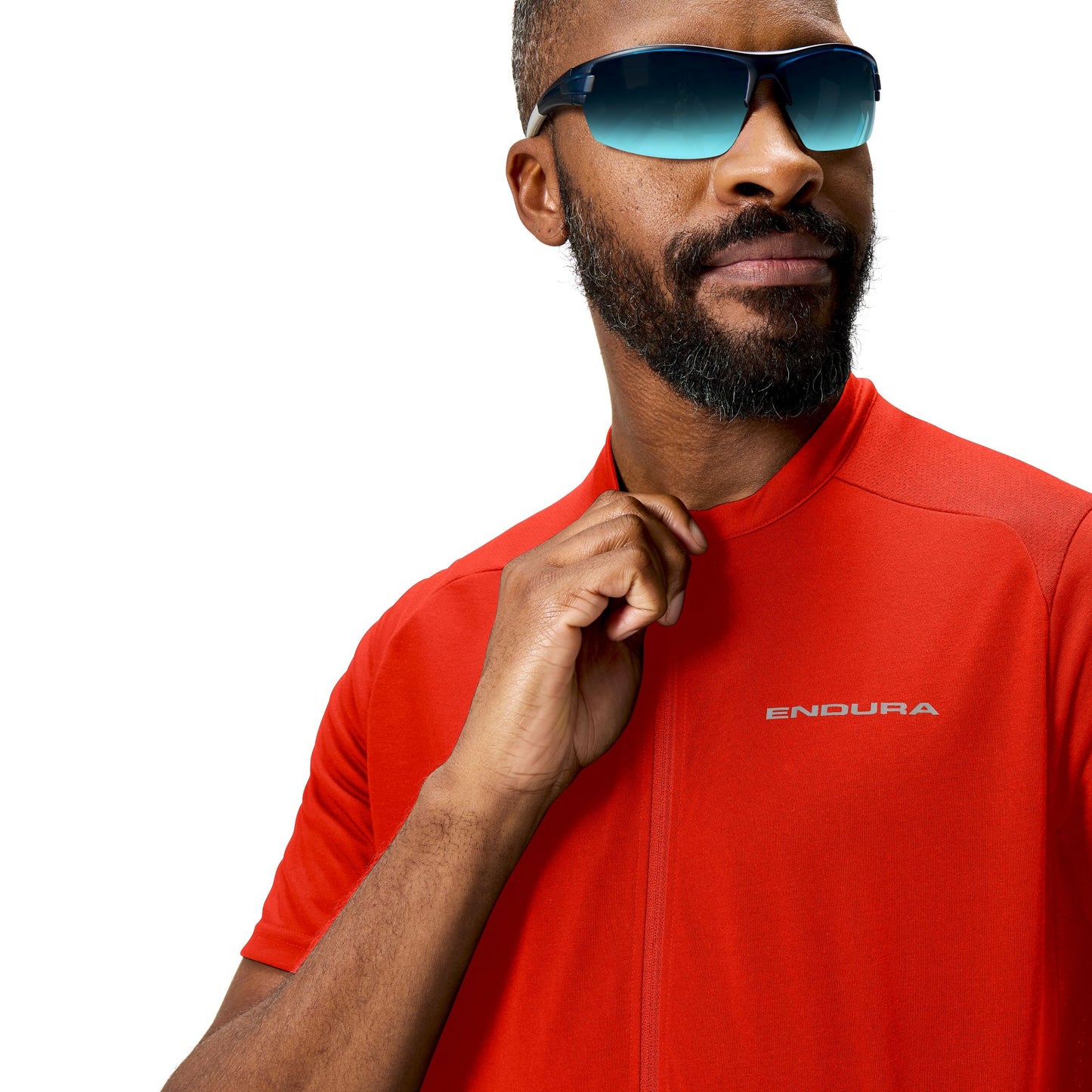 ENDURA LOOP ZIPPED Korte Mouw Trui Rood 2025