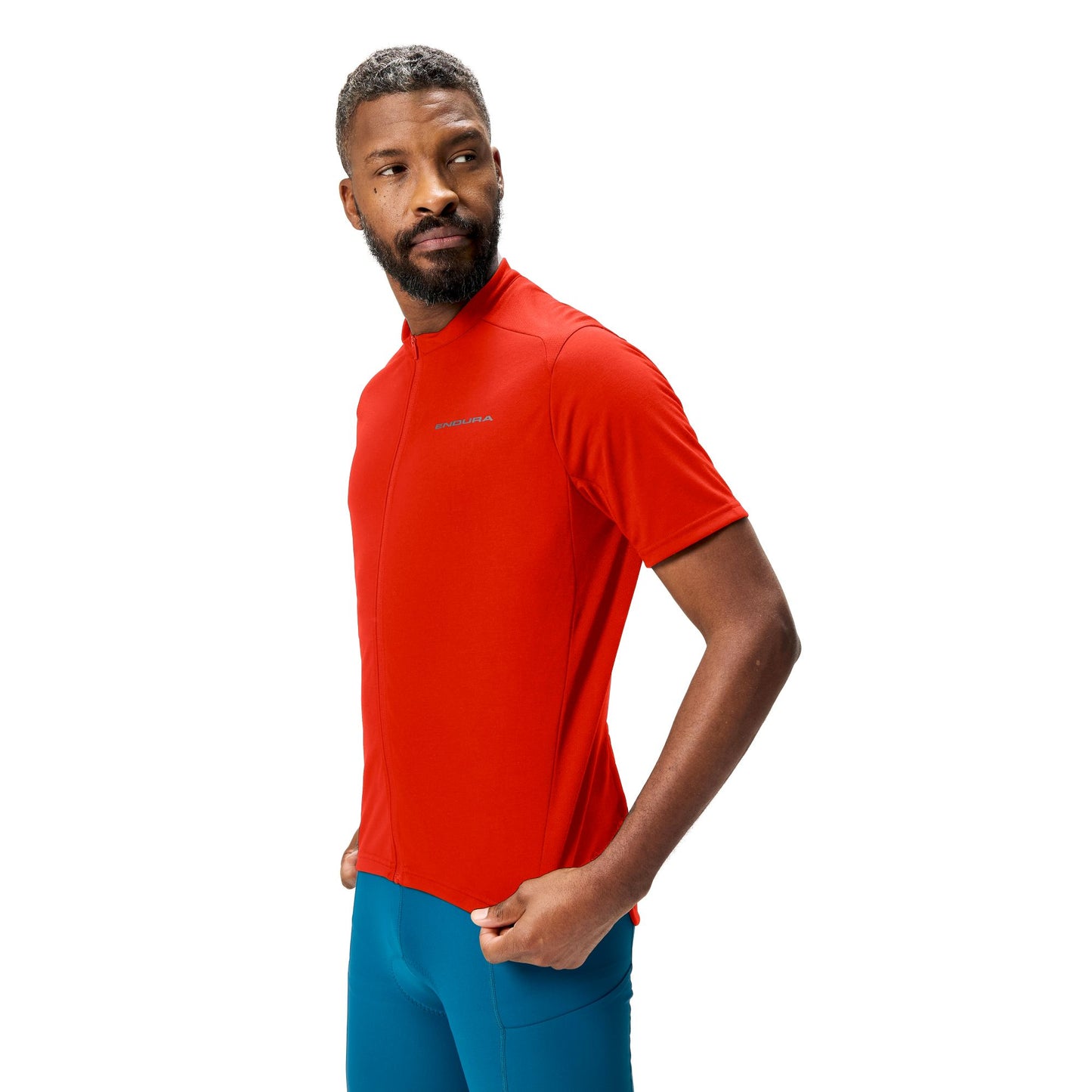 ENDURA LOOP ZIPPED Korte Mouw Trui Rood 2025
