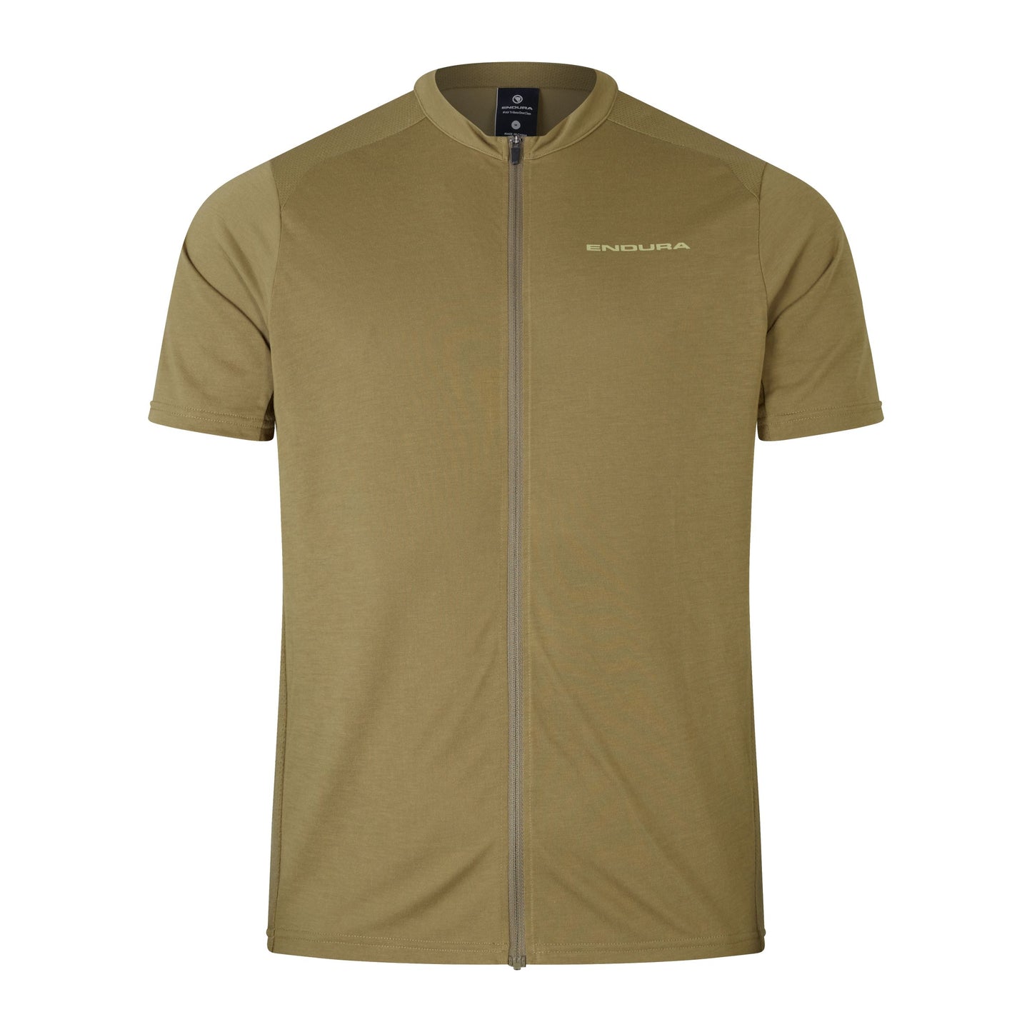 ENDURA LOOP ZIPPED Korte Mouw Jersey Blauw 2025