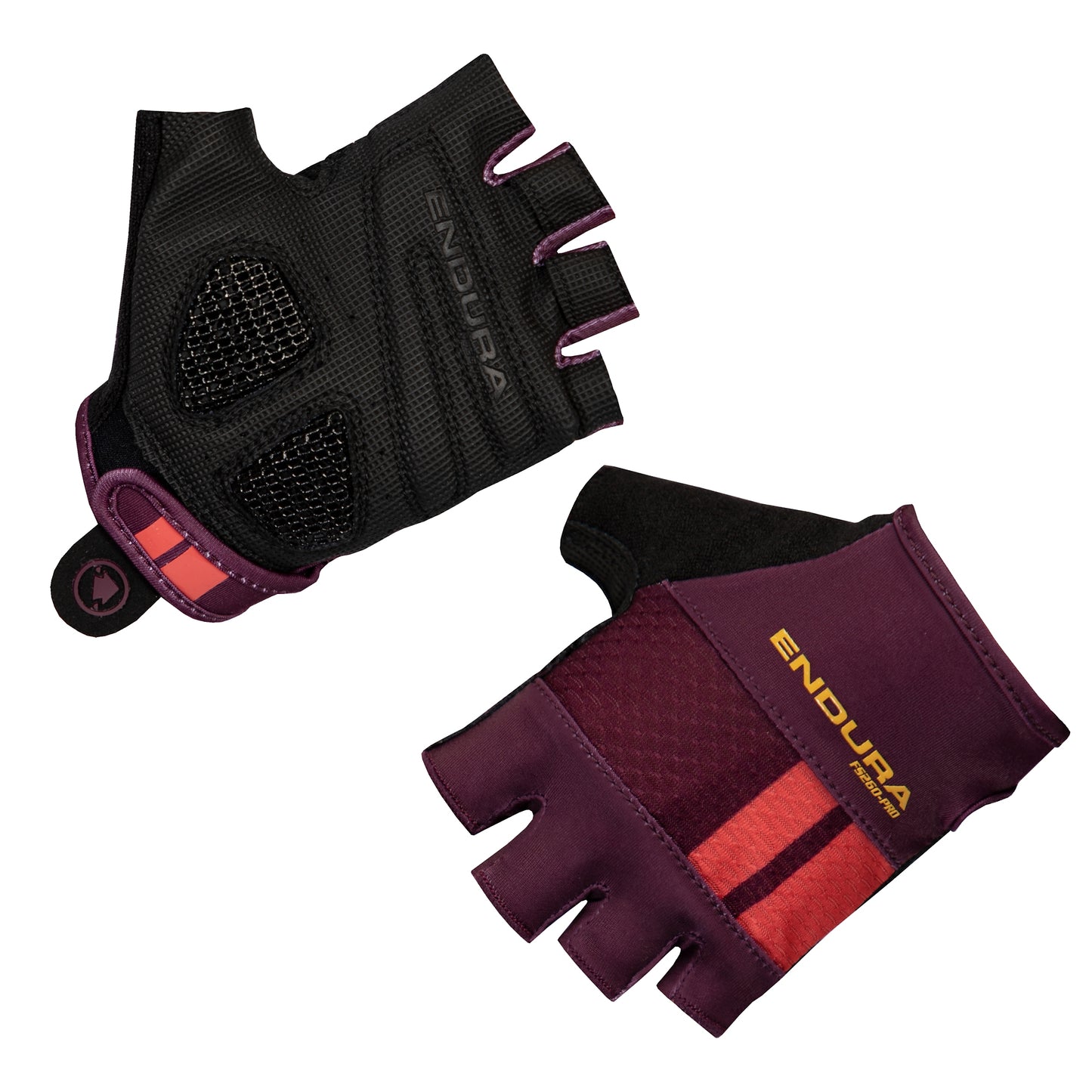 ENDURA FS260 AEROGEL Vrouwen Korte Handschoenen Bordeaux