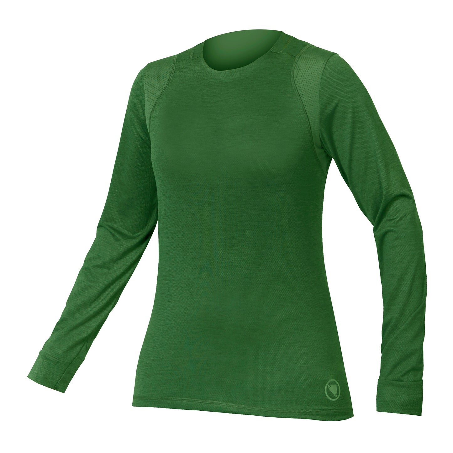 ENDURA SINGLETRACK Damestrui met lange mouwen Groen