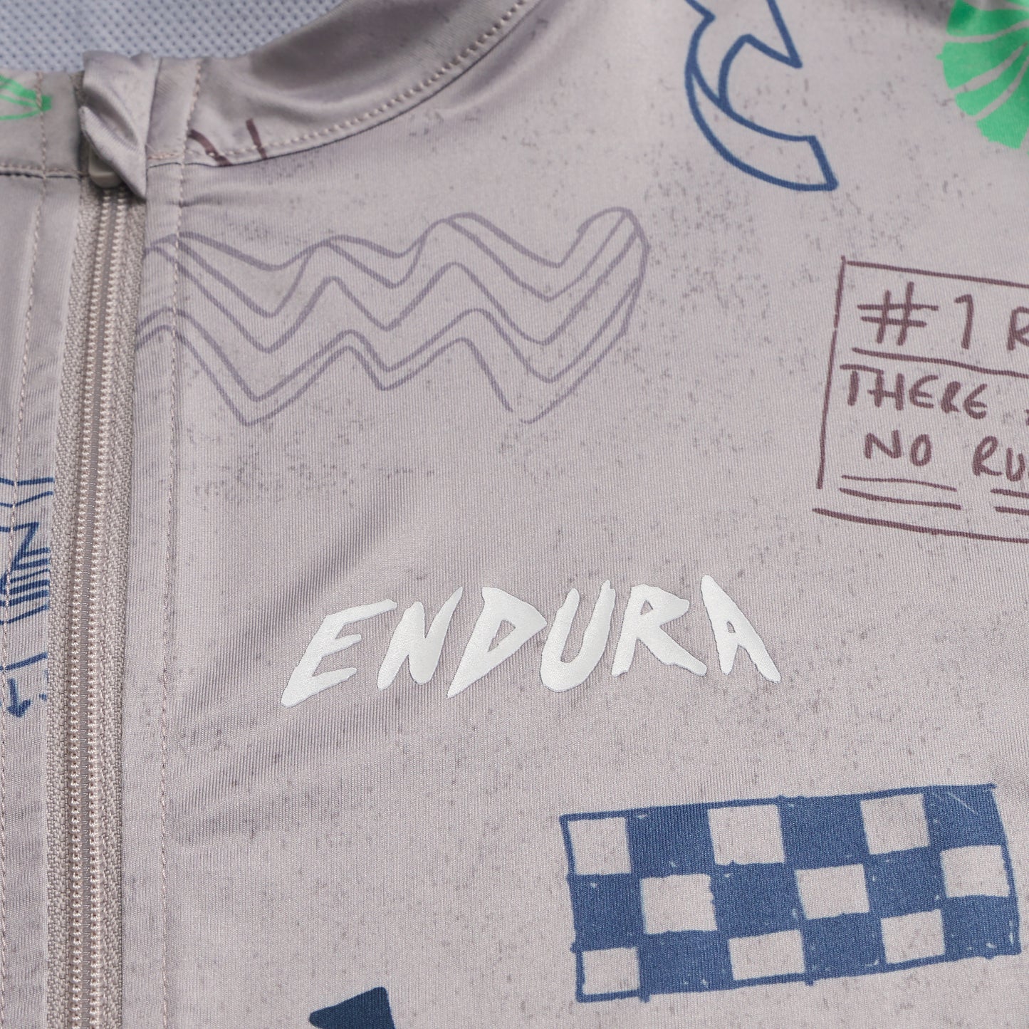 Dames-ENDURA PRO SL PRINT GTI korte mouwen titaniumtrui