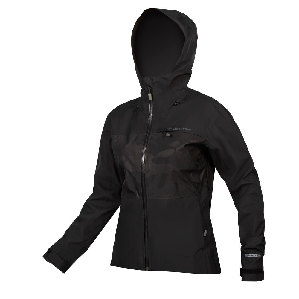 Dames ENDURA SINGLETRACK II Jas Zwart 2025