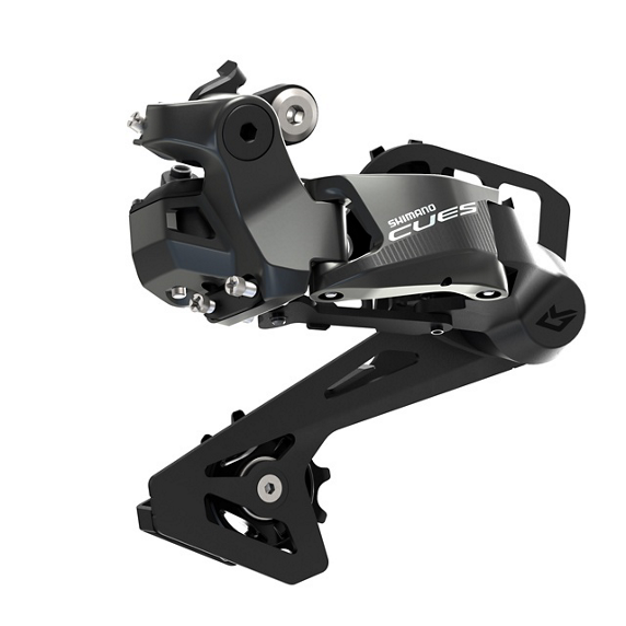 SHIMANO CUES Di2 U6050-GS 10-speed achterderailleur gemiddelde trapas