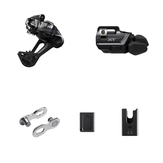 Upgradeset SHIMANO XT Di2 M8250 Draadloze SGS lange kooi Hendelmontage