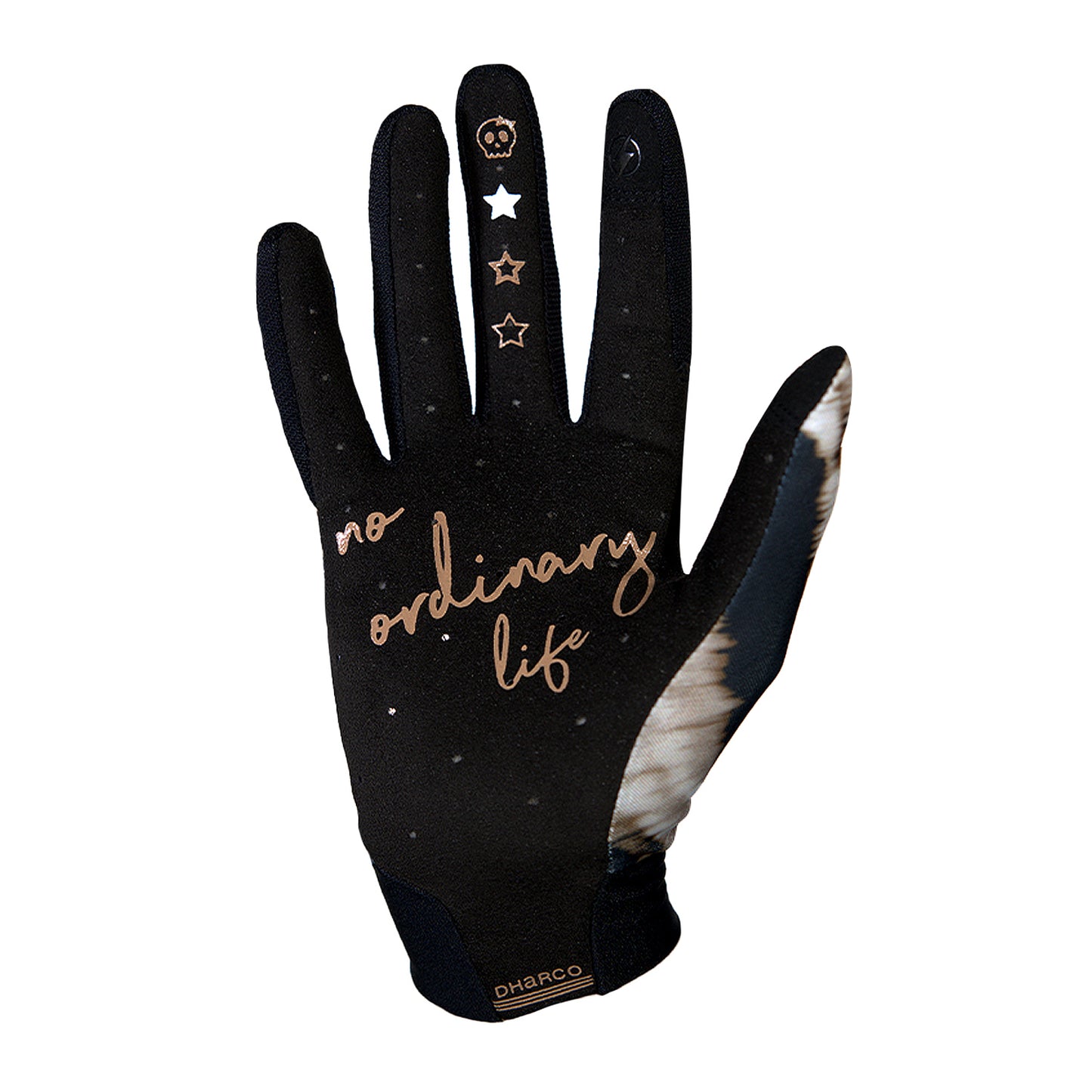 Dames Trail MARIGOLD MTB-handschoenen Zwart/Bruin