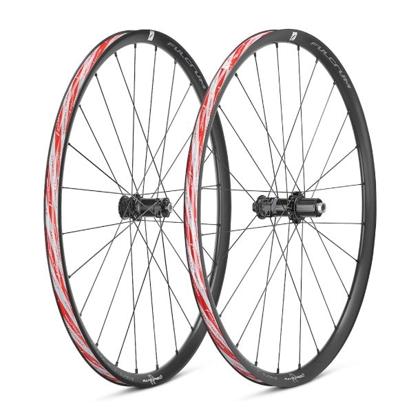 Paar FULCRUM RAPID RED AL 700c wielen zonder luchtbanden (Center Lock)