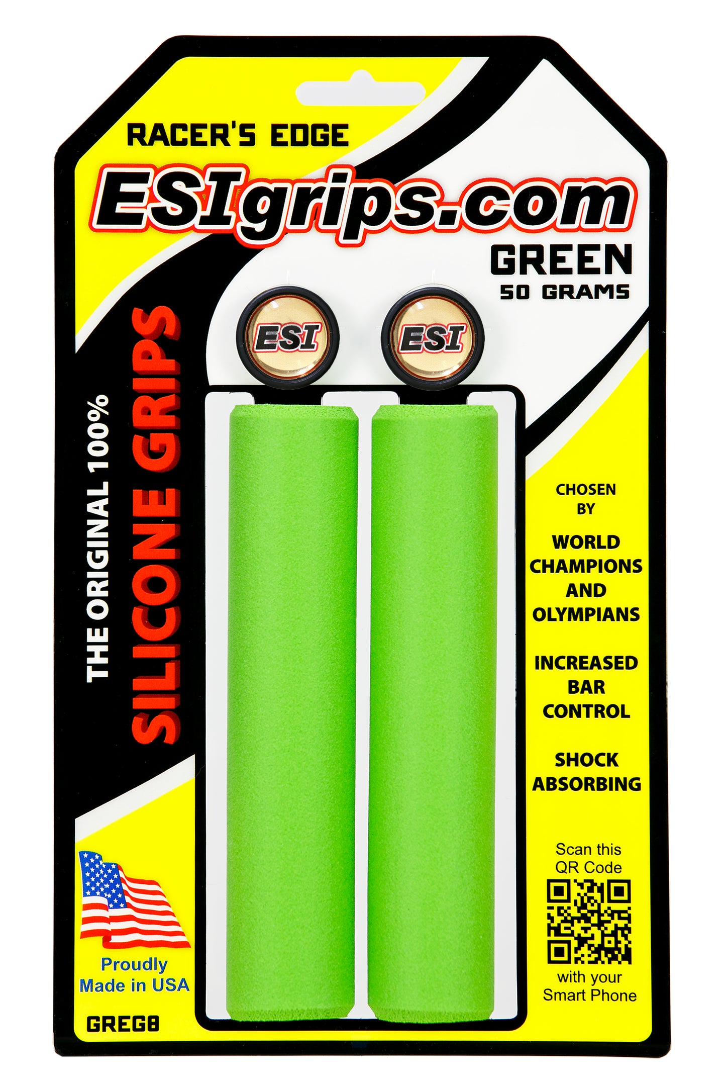 ESI RACER'S EDGE 130 mm Handvatten Groen