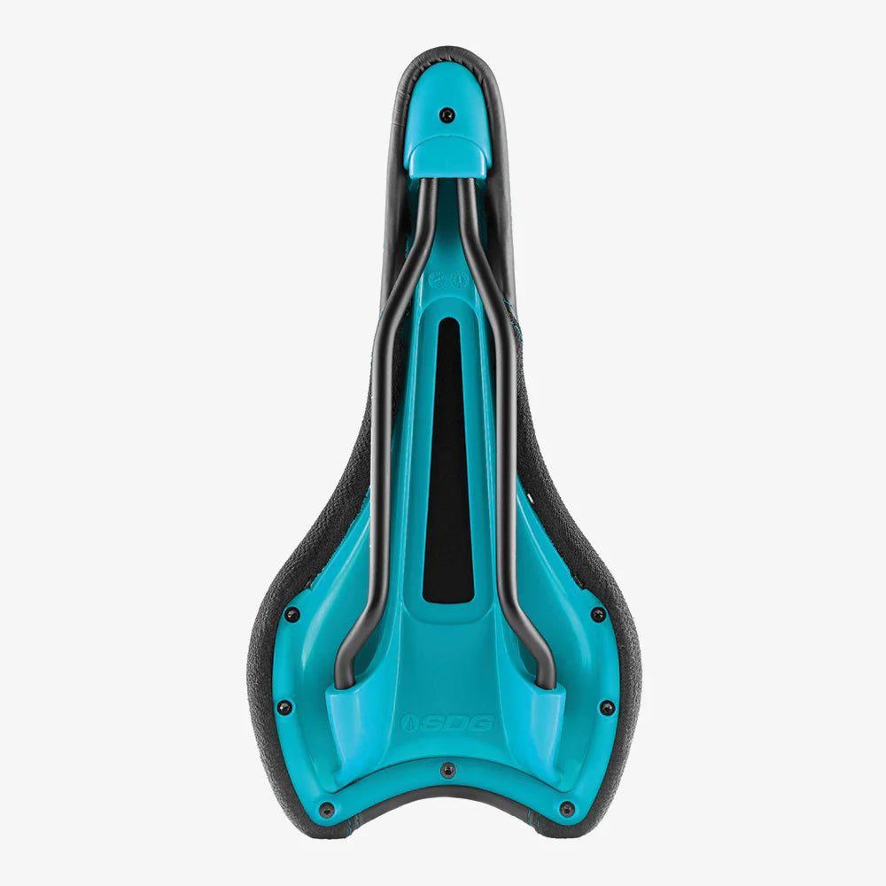 SDG RADAR MTN Rails Cr-Mo Zadel Zwart/Turquoise