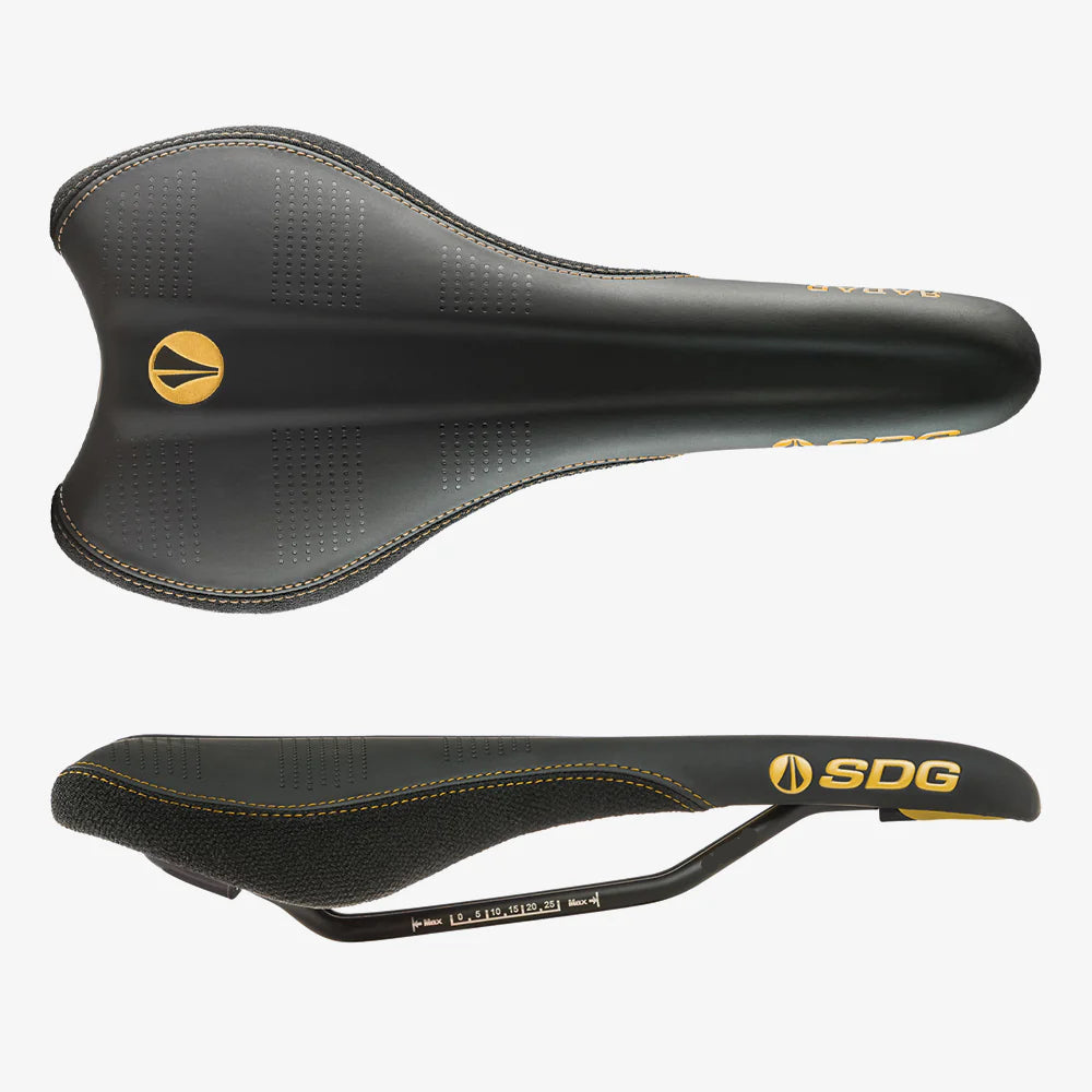 SDG RADAR MTN Rails Cr-Mo Zadel Zwart/Goud