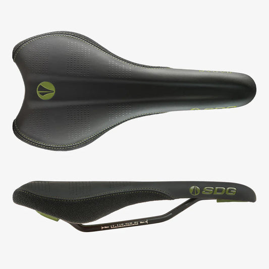 SDG RADAR MTN Rails Cr-Mo Zadel Zwart/Olijfgroen