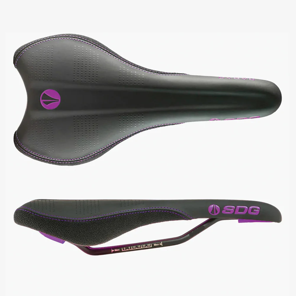 SDG RADAR MTN Rails Cr-Mo Zadel Zwart/Paars
