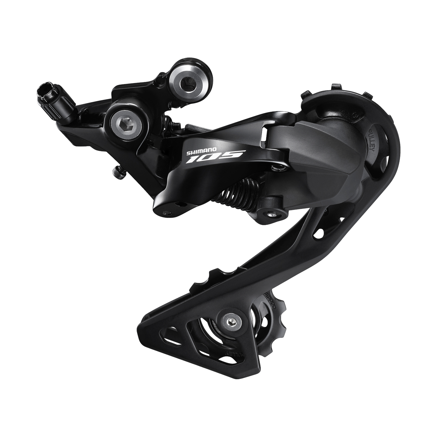 SHIMANO 105 R7000-GS 11 Speed Medium Cage Achterderailleur Zwart