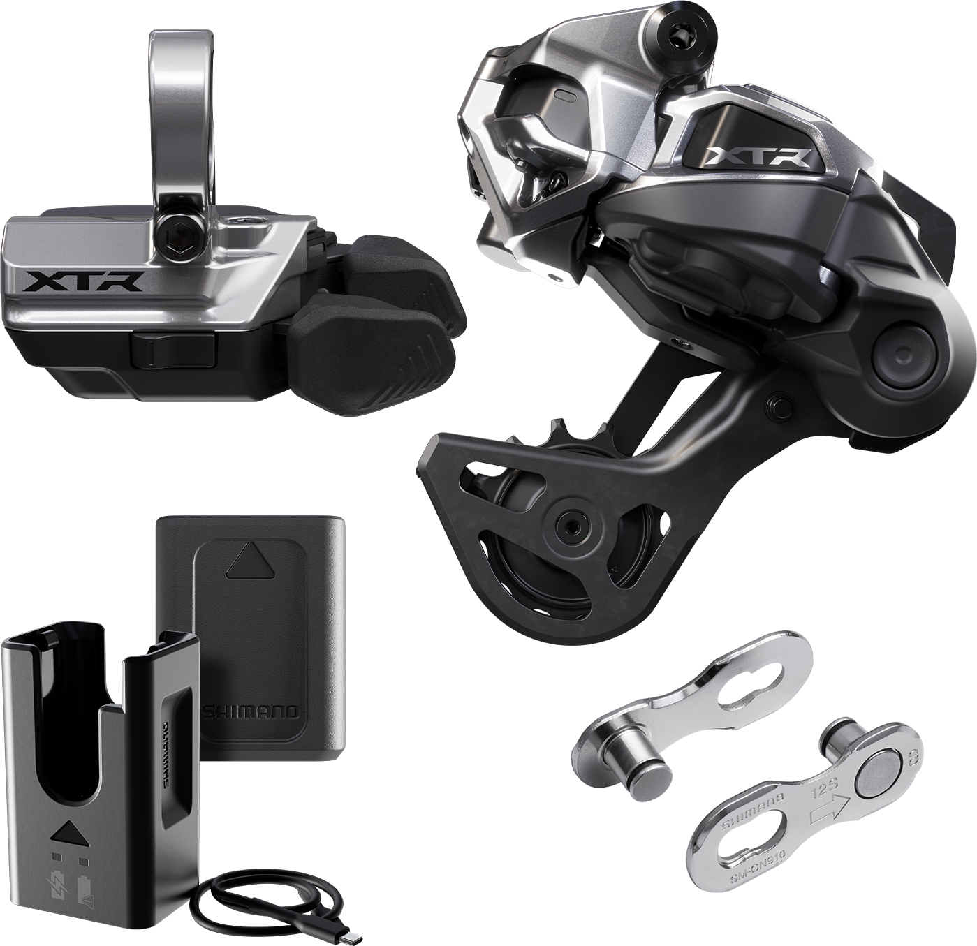 Upgradeset XTR Di2 M9250 SGS Middelgroot Tandwielbevestigingshalsband