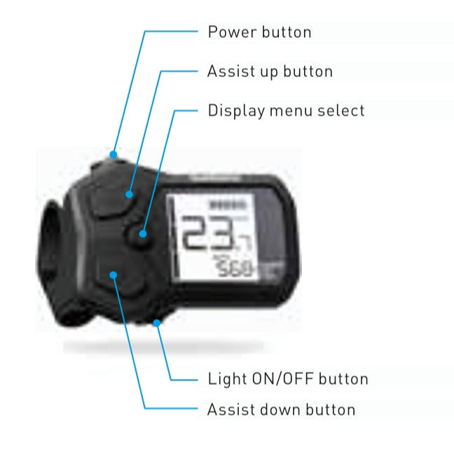 SHIMANO Steps SC-EN500 I-Spec EV-scherm