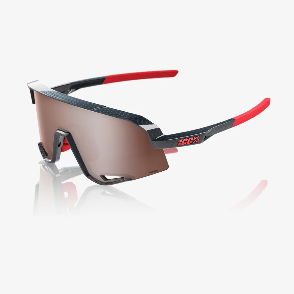 100% SLENDALE Black Carbon Hiper Mirror Silver Bril