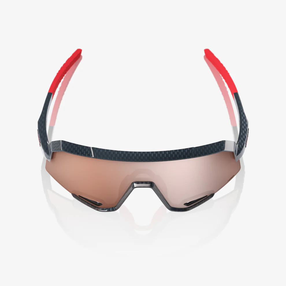 100% SLENDALE Black Carbon Hiper Mirror Silver Bril