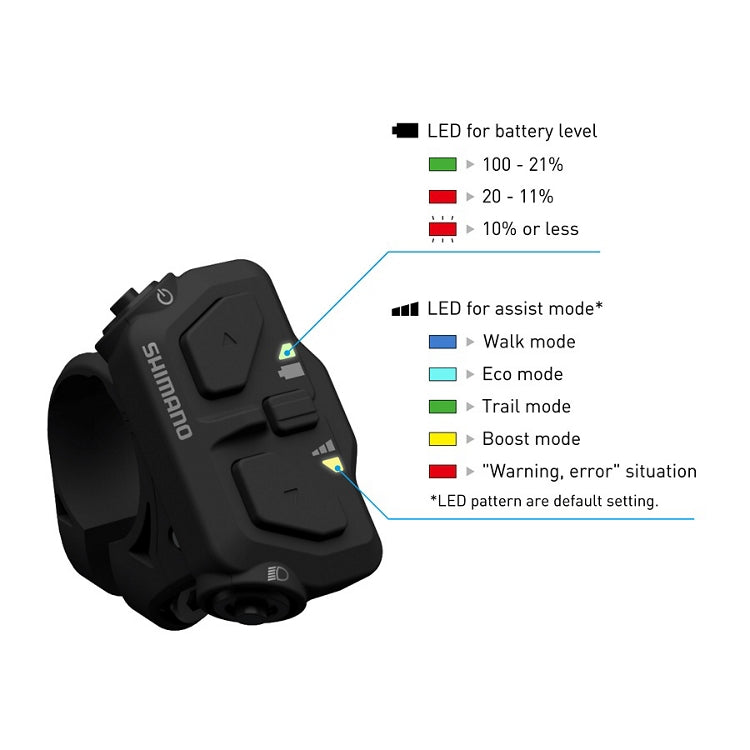SHIMANO SW-EN600 afstandsbediening Links