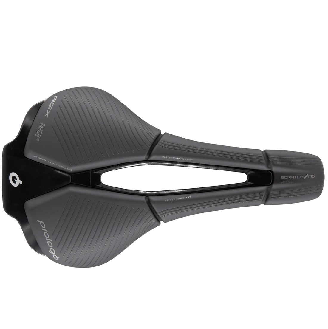 PROLOGO SCRATCH M5 PAS AGX SPACE SLIDE CONTROL Zadel Tirox Rails Zwart