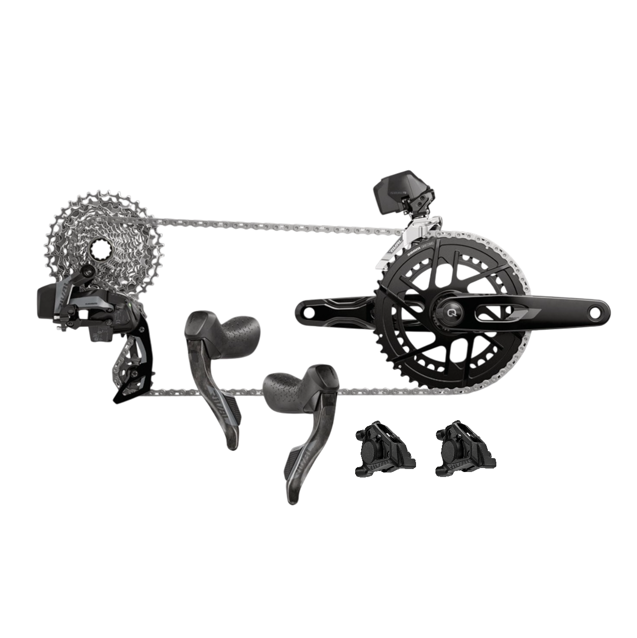 2025NEW SRAM Rival AXS E1 グループセット(デルタ専用) SRAM RIVAL AXS E1 2x12V pakket – Probikeshop