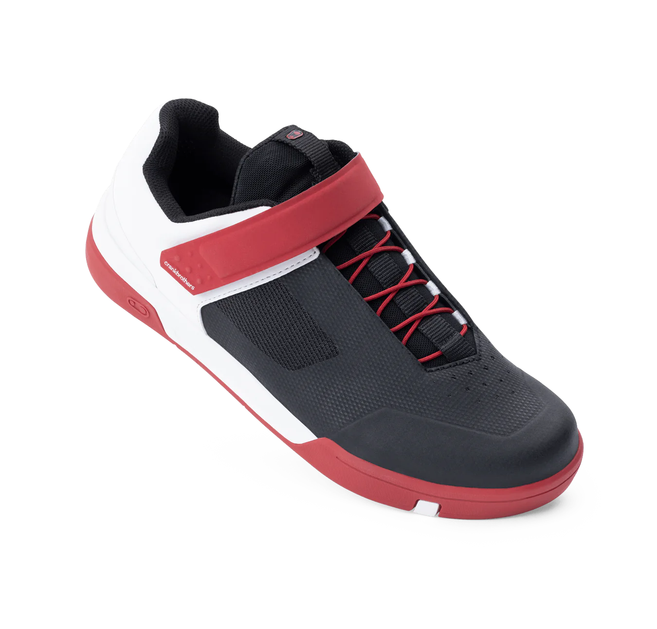 CRANKBROTHERS STAMP SPEED LACE FLAT MTB Schoenen Zwart/Rood/Wit