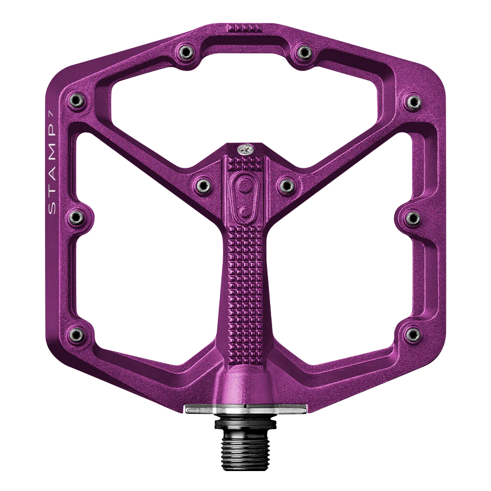 Platte pedalen CRANKBROTHERS STAMP 7 Groot Violet