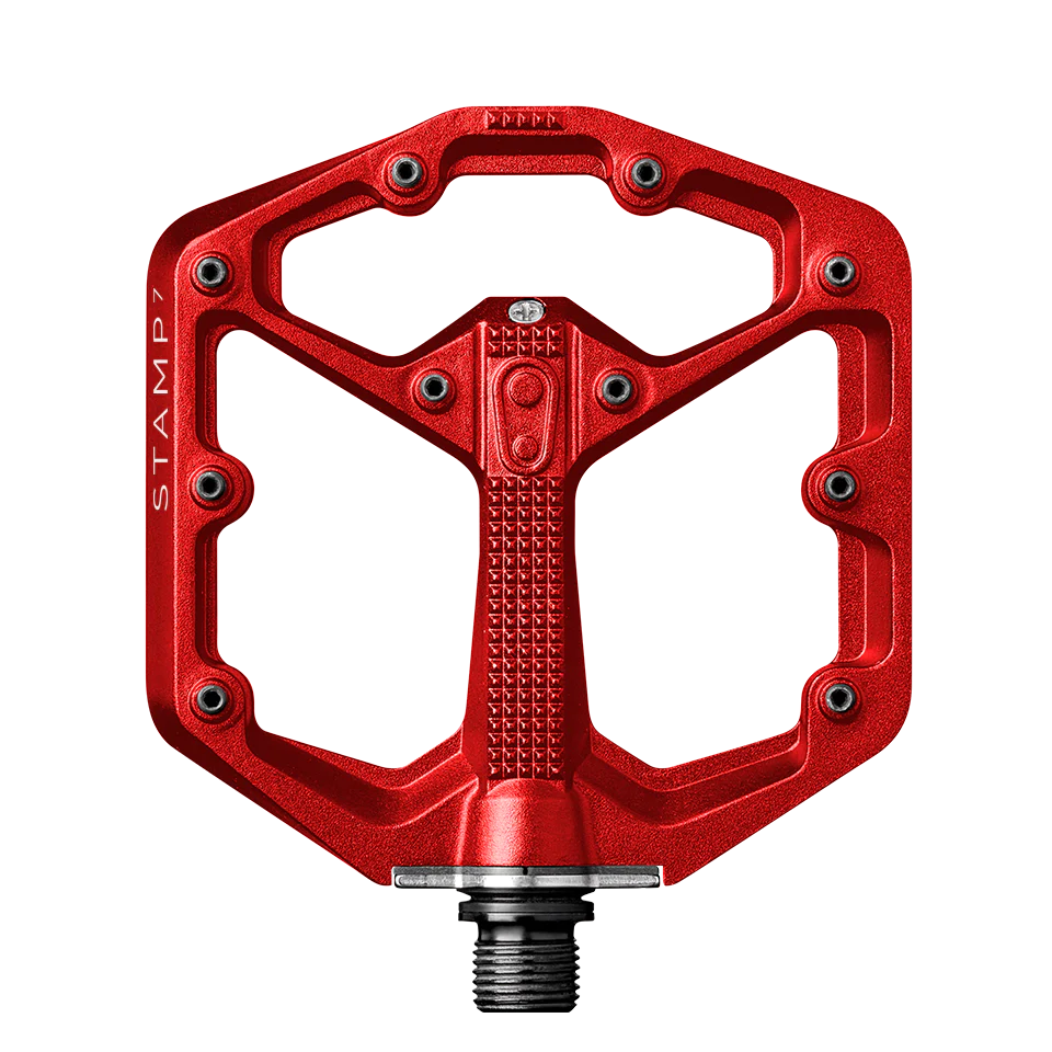 CRANKBROTHERS STAMP 7 Kleine platte pedalen Rood