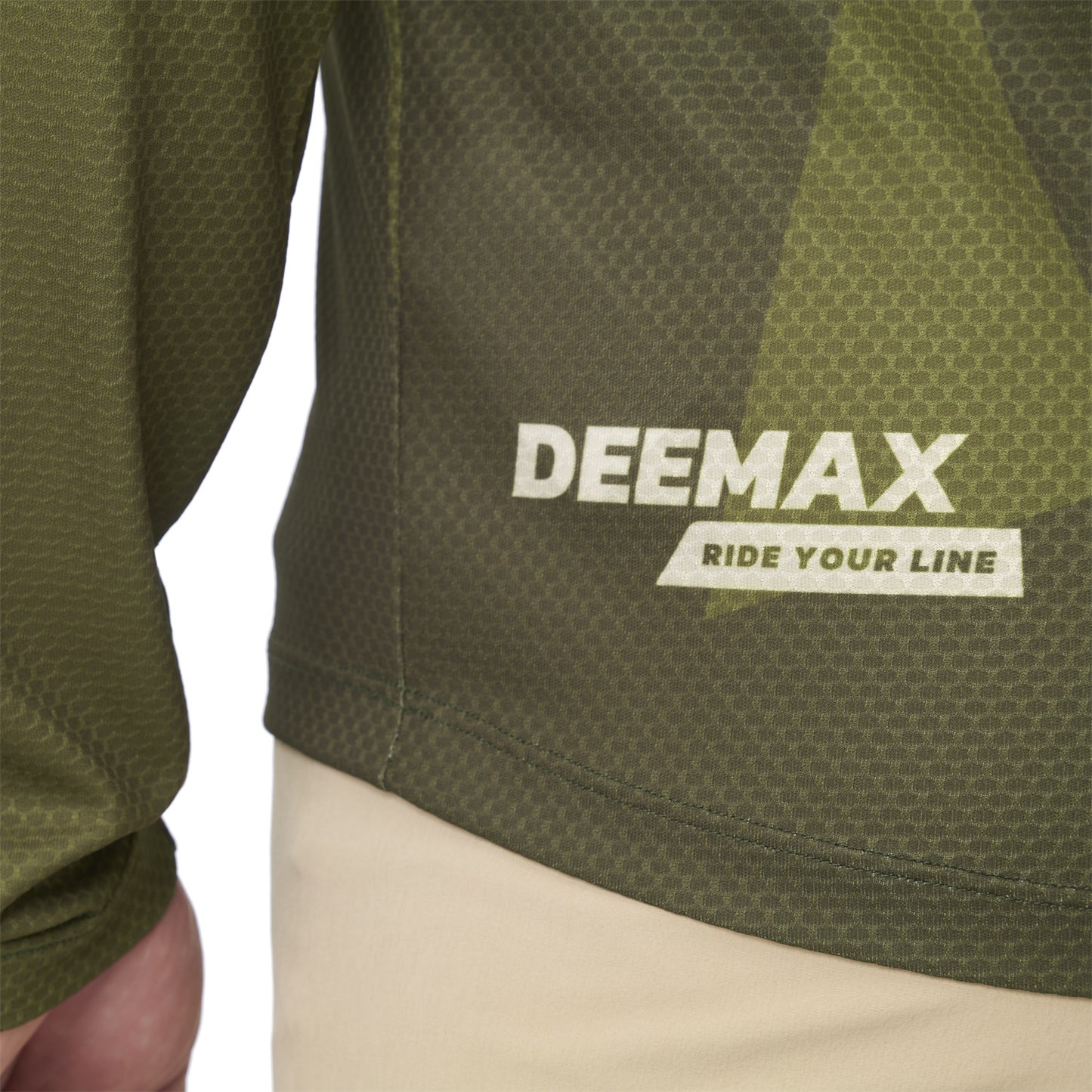 MAVIC DEEMAX ENDURO Camo Jersey Lange Mouw Khaki