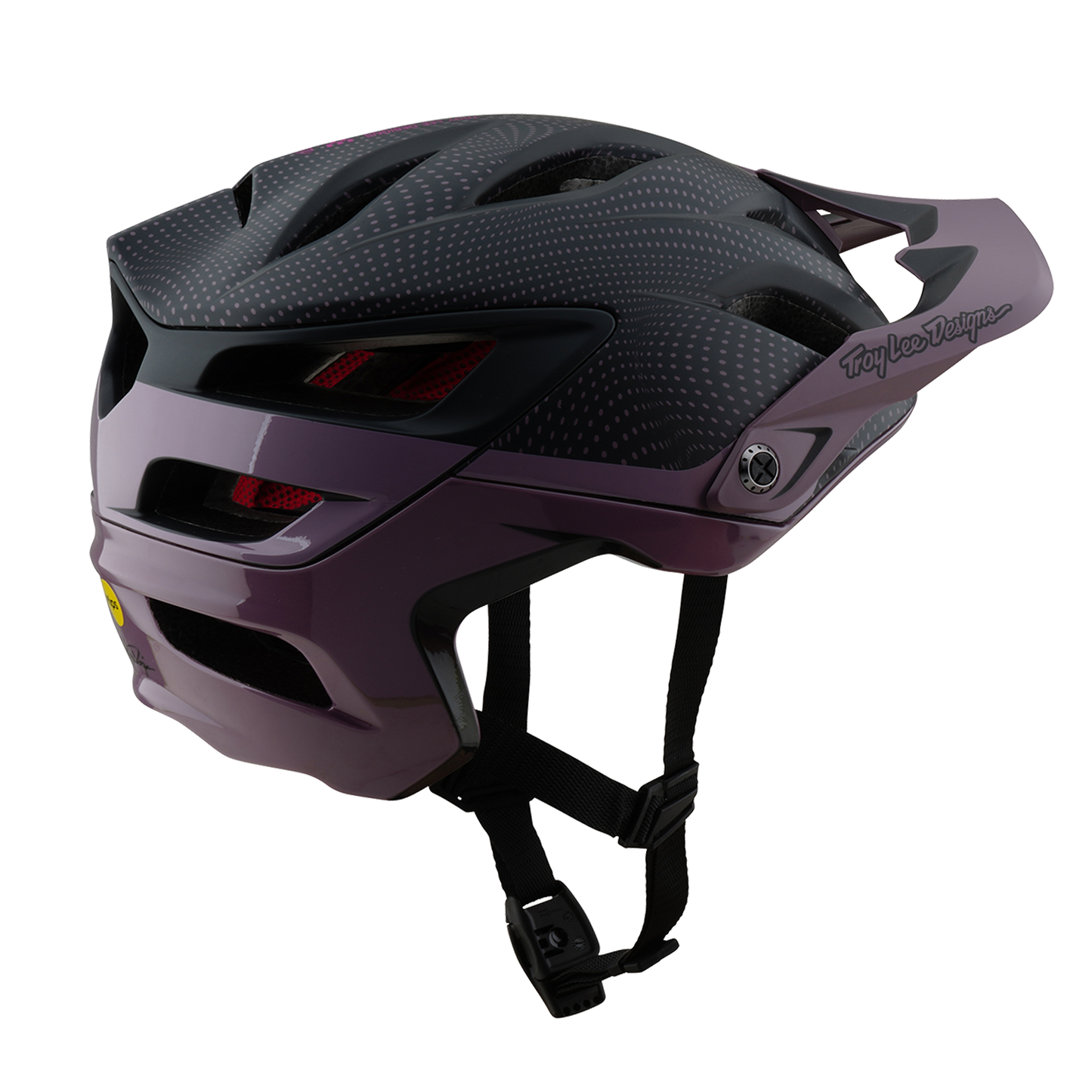 MTB Helm Troy Lee Design A3 MIPS HALO Paars