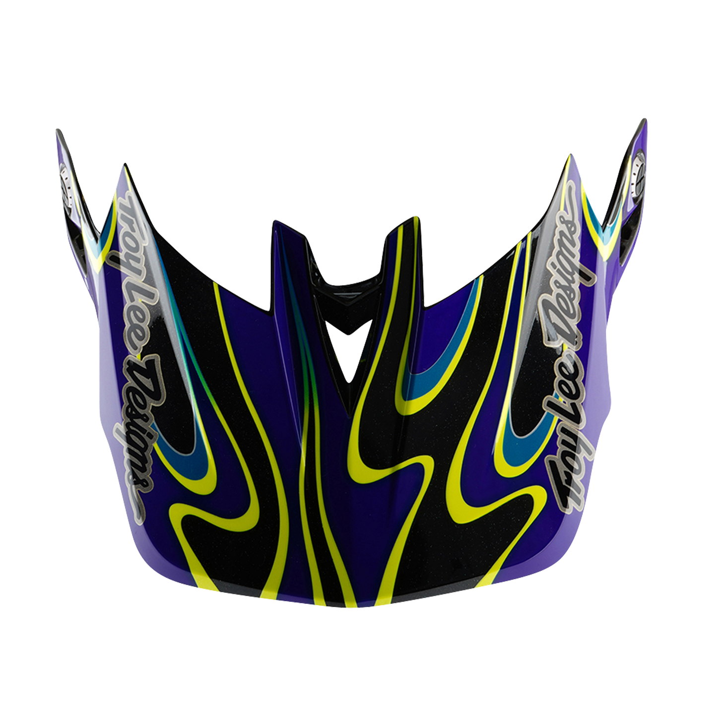 Troy Lee Design D4 CARBON MIPS Drip MTB Helm Zwart/Paars