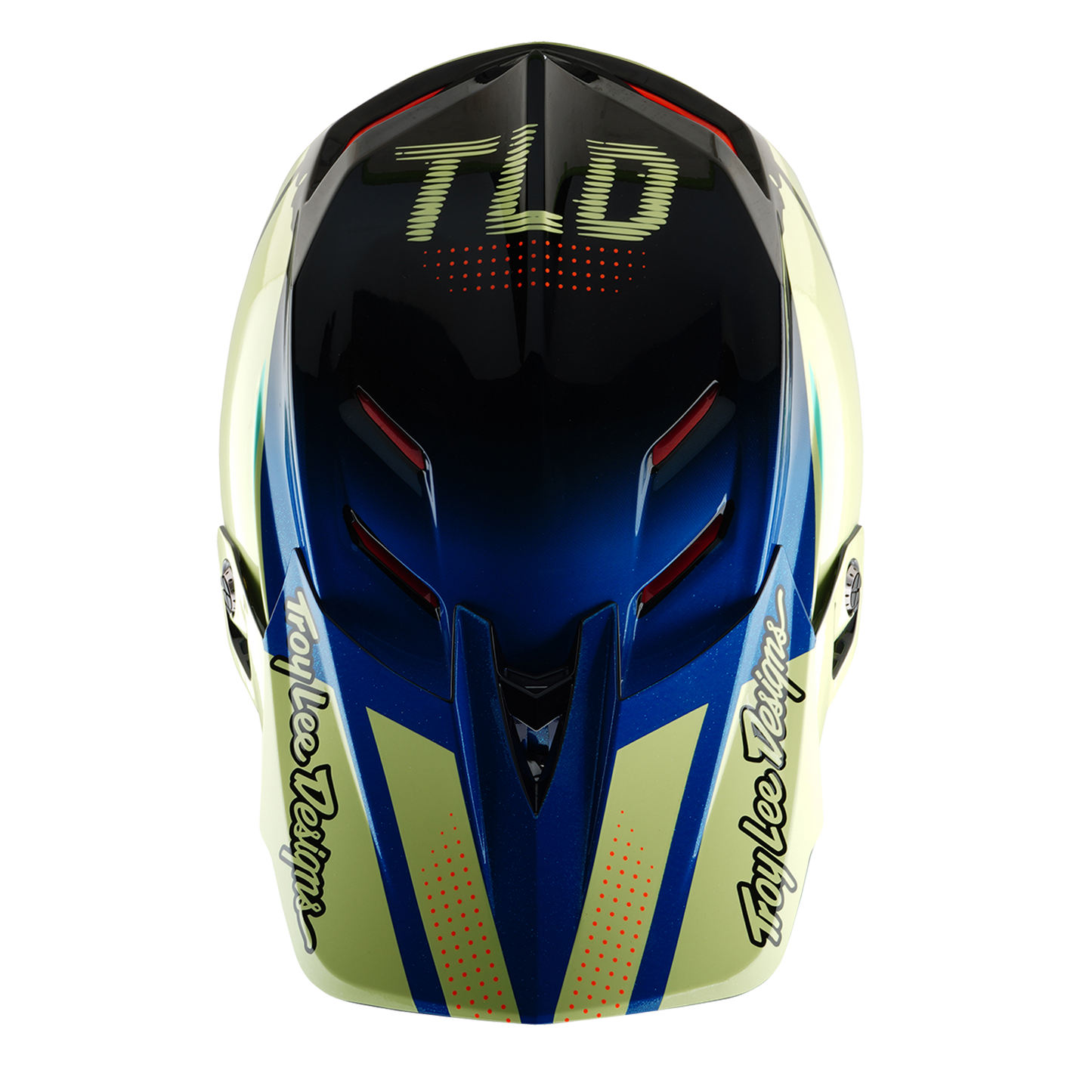 Troy Lee Designs D4 CARBON MIPS Drip MTB Helm Geel